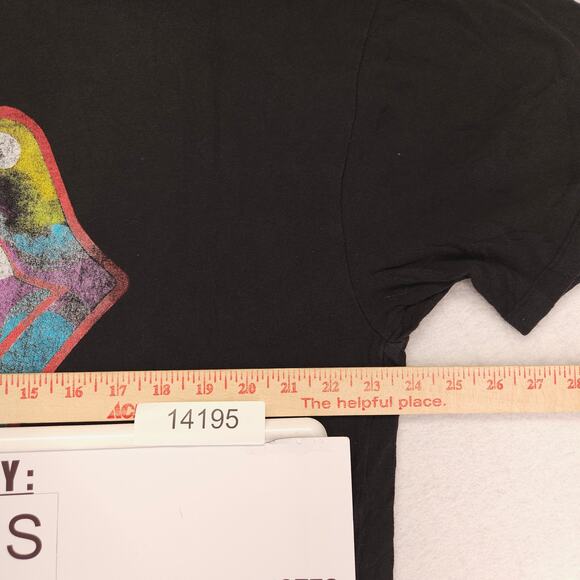 The Rolling Stones Band Crew Neck Short Sleeve T Shirt Mens Size XL Black - Picture 6 of 9